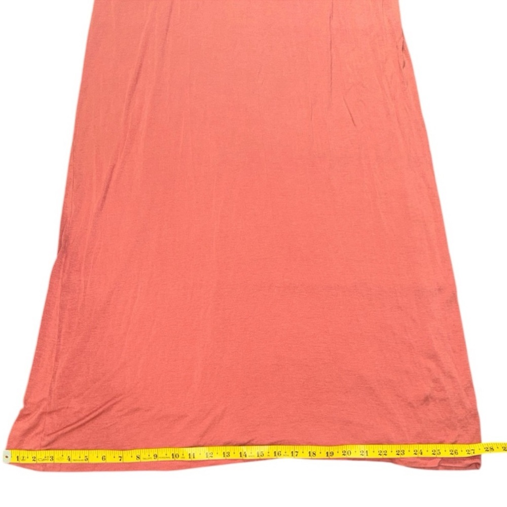Final Touch Rust Maxi Dress with Ruffle Overlay - Picture 9 of 9